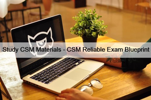 Study CSM Materials - CSM Reliable Exam Blueprint